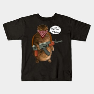 Fat cat robbers Kids T-Shirt